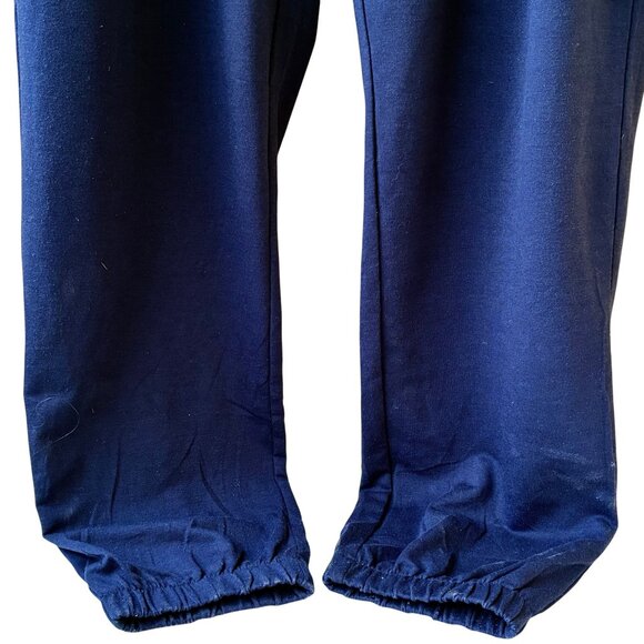 ATHMILE Black Sweatpant Elastic Waist & Cuffs Pockets Drawstring XL New. - Picture 8 of 14